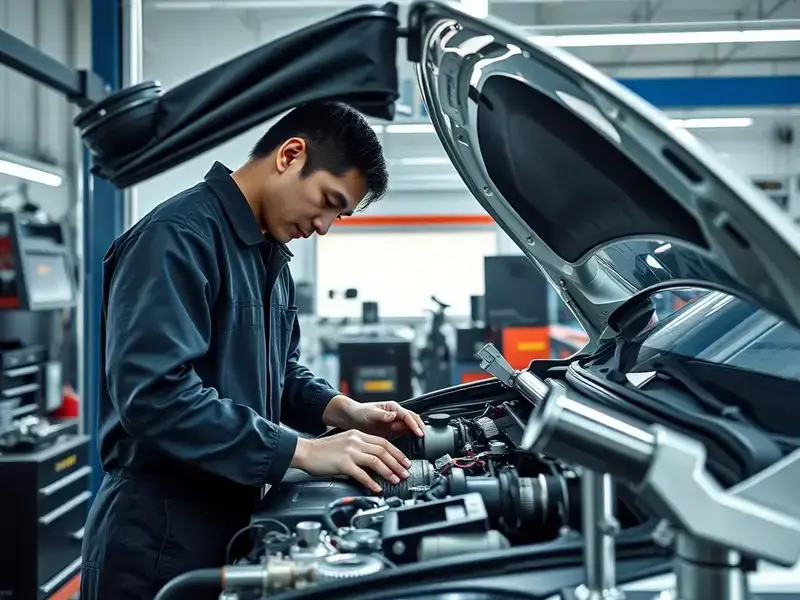 信栄自動車整備センターワークショップ